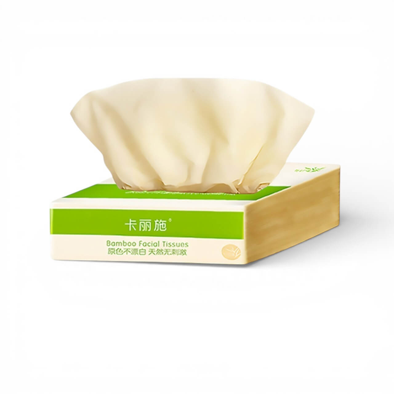 Бумажные салфетки из натурального небелёного бамбукового волокна